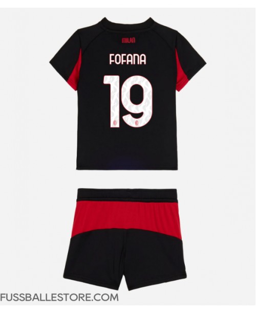 Günstige AC Milan Youssouf Fofana #19 Heimtrikotsatz Kinder 2025-26 Kurzarm (+ Kurze Hosen) Günstige AC Milan Youssouf Fofana #19 Heimtrikotsatz Kinder 2025-26 Kurzarm (+ Kurze Hosen)